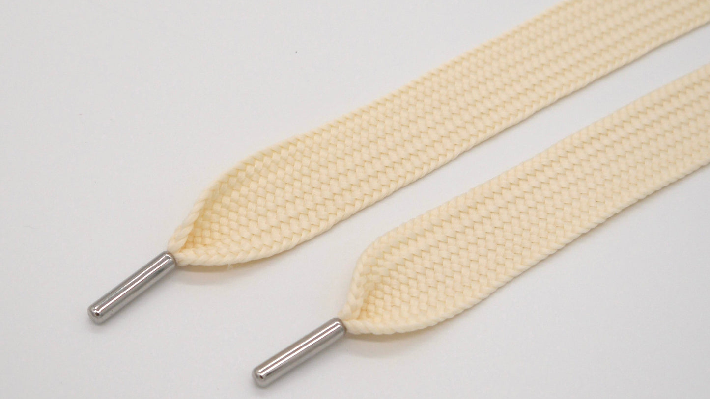 Breite Schnürsenkel Beige 01 | Dropit