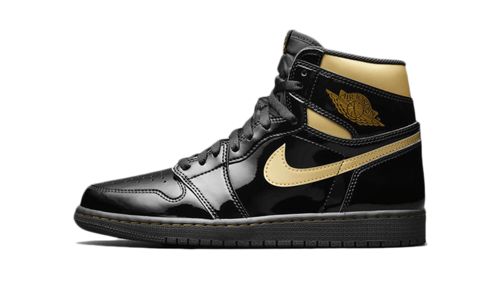 Jordan 1 Retro High Black Metallic Gold dropitshop