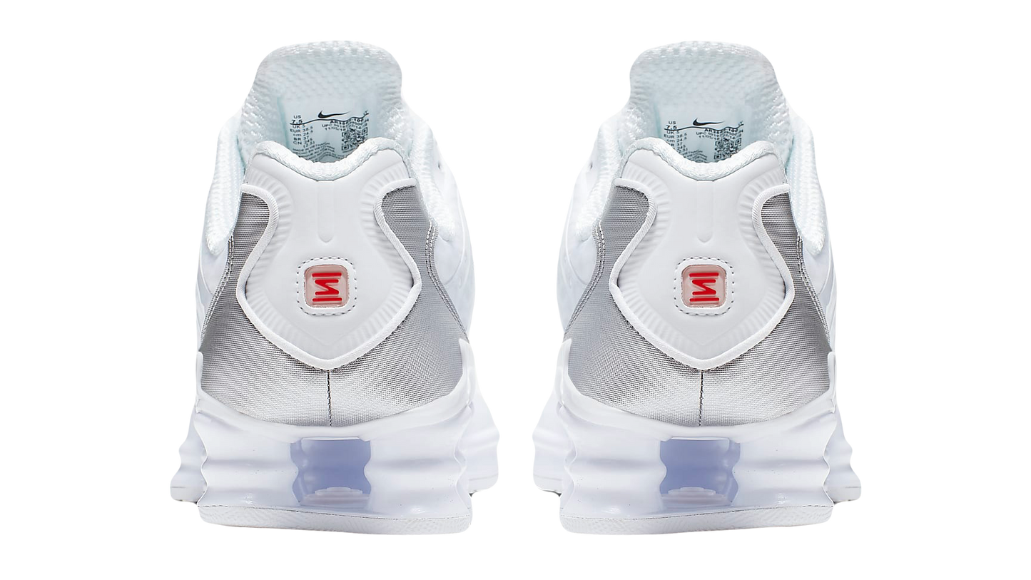 Nike Shox TL White Silver Metallic Orange (W)