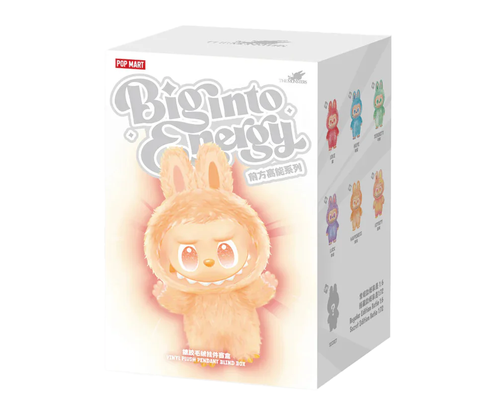 Pop Mart Labubu Big Into Energy Plush Pendant Single Blind Box 01 Dropit-shop