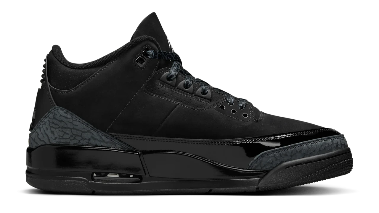 Jordan 3 Retro Black Cat (2025) 02 Dropit
