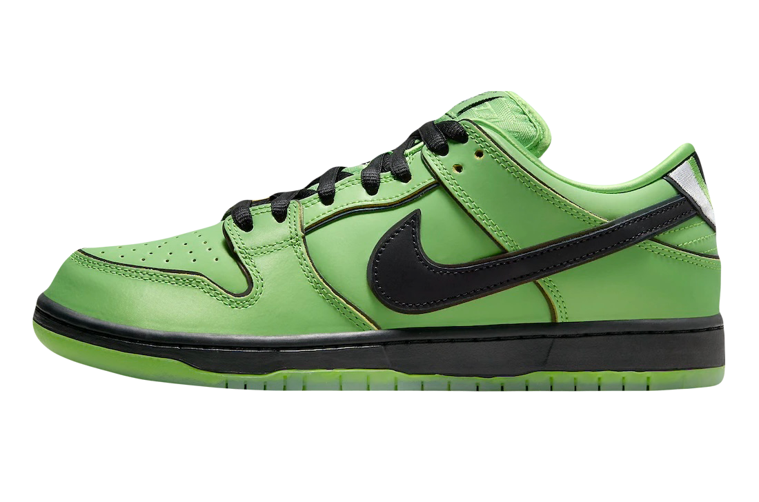 Nike SB Dunk Low The Powerpuff Girls Buttercup (Green)