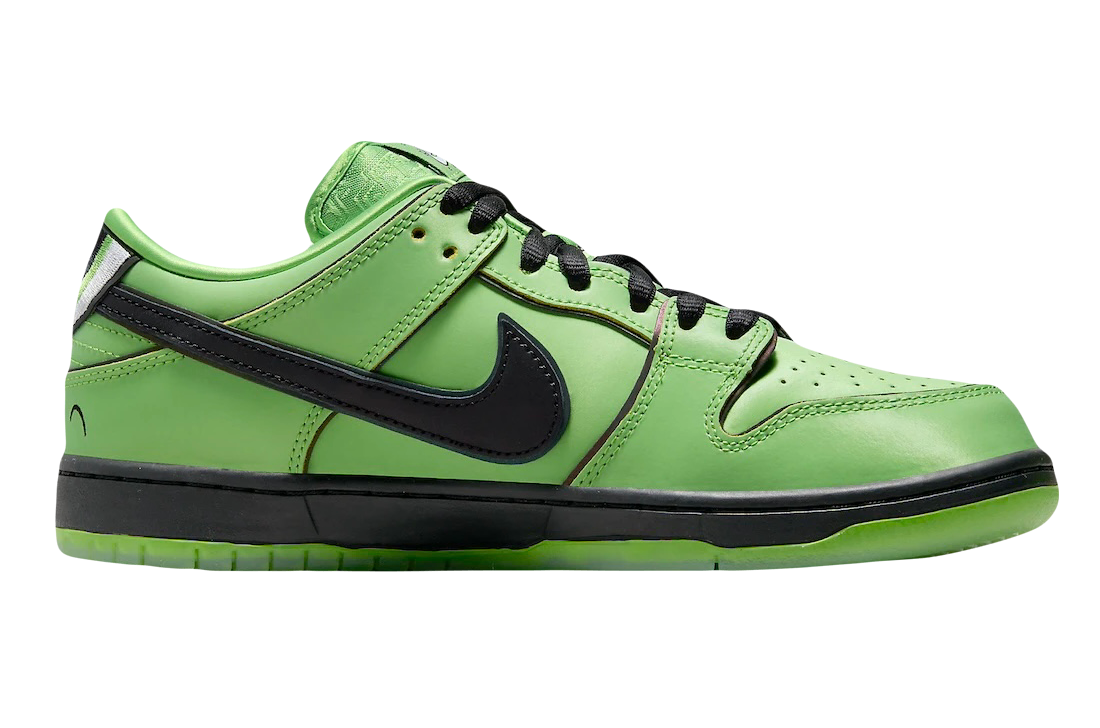 Nike SB Dunk Low The Powerpuff Girls Buttercup (Green)