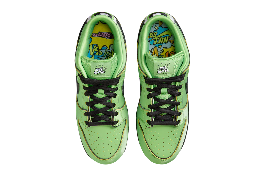 Nike SB Dunk Low The Powerpuff Girls Buttercup (Green)