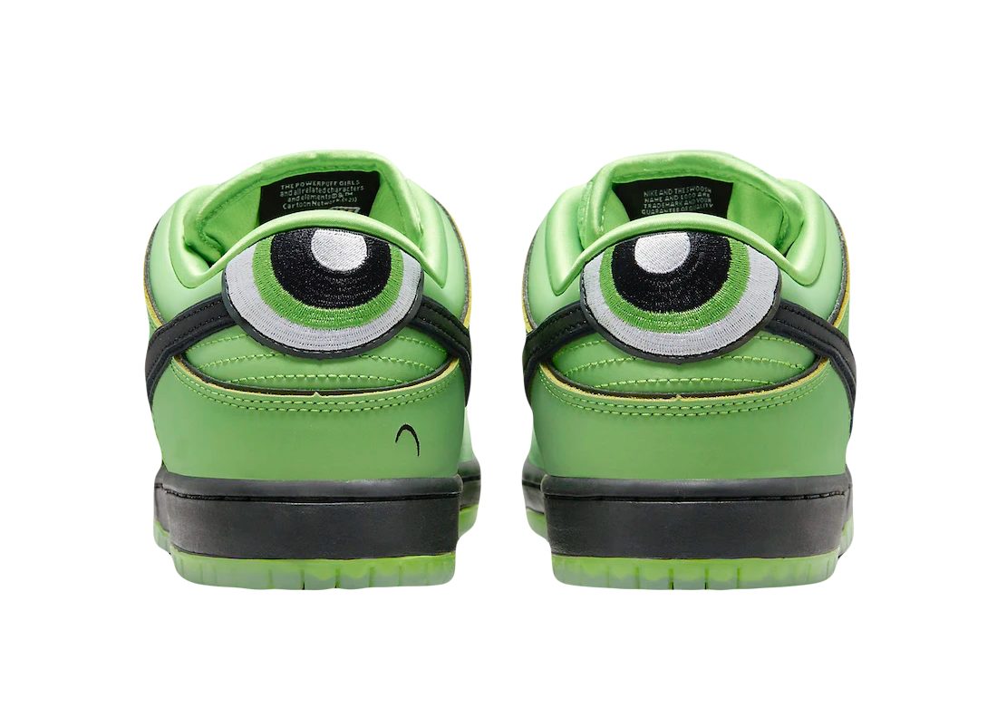 Nike SB Dunk Low The Powerpuff Girls Buttercup (Green)